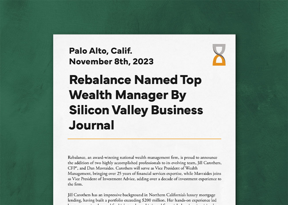 Rebalance award featured image